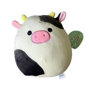 Squishmallows Connor Cow 8 Inch Stuffed Animal